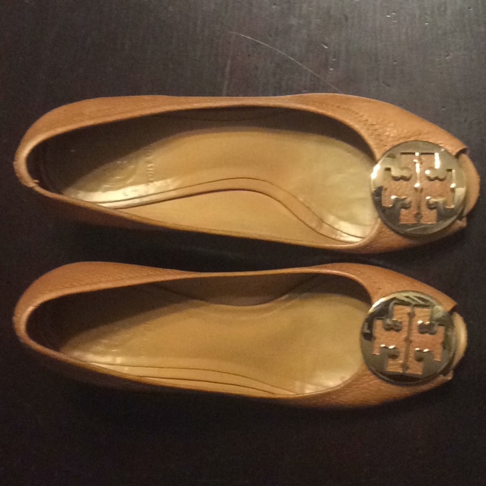 Tory Burch Brown Wedge Shoes